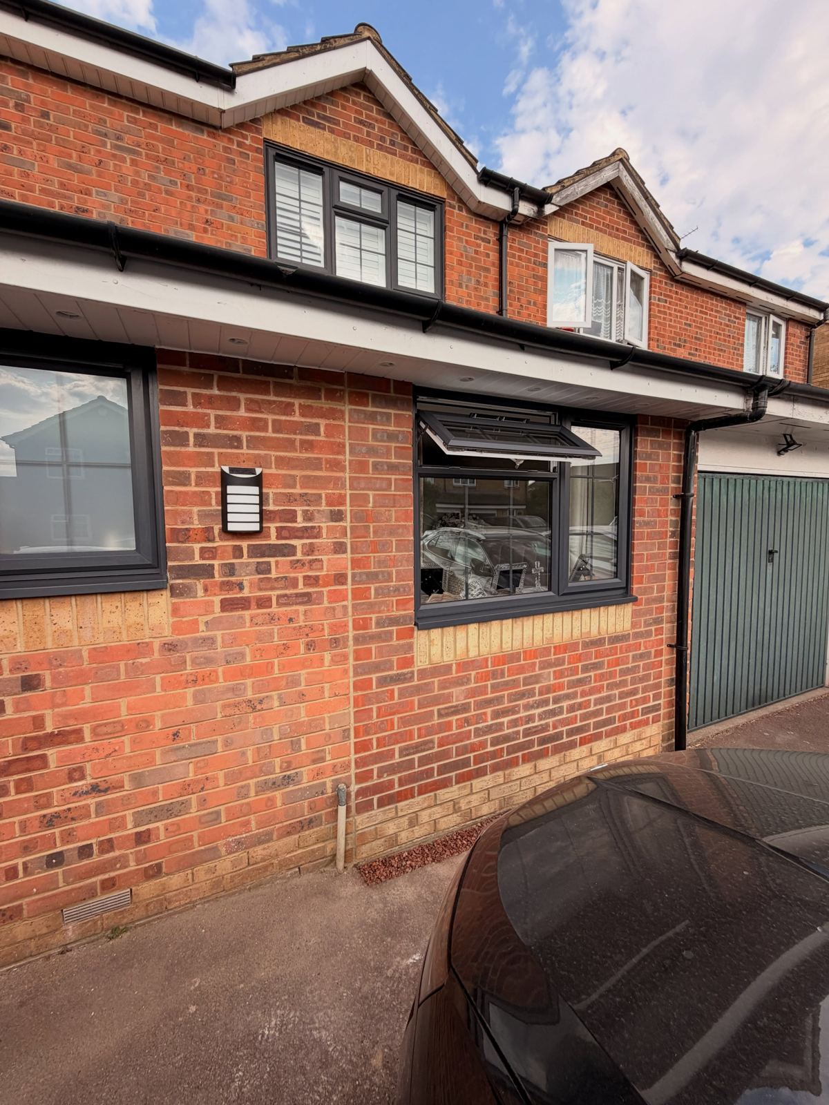 Garage conversion exterior completed by JTC Construction